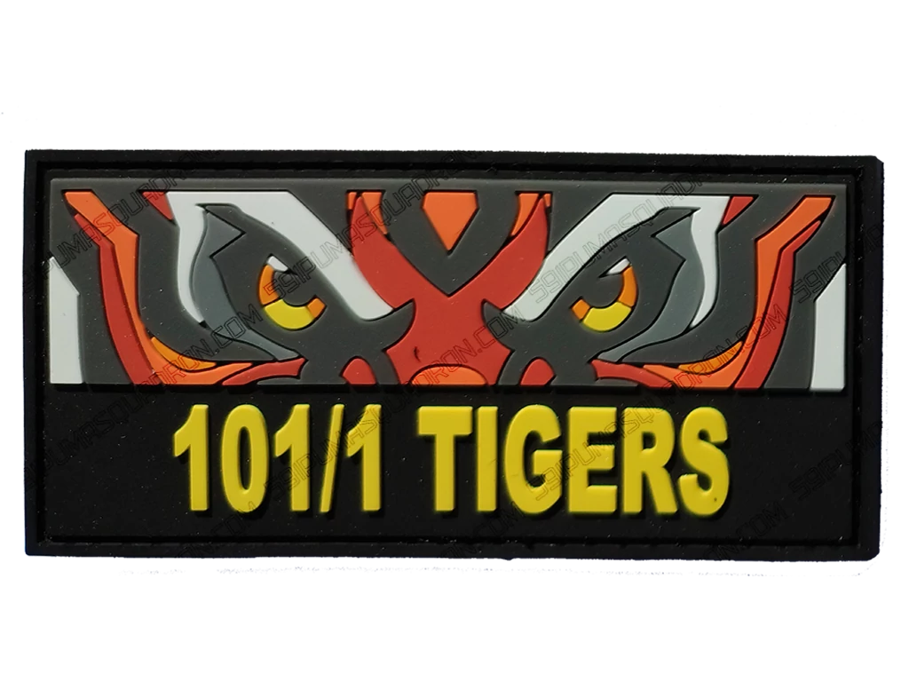 "101/1 Tigers" PVC felvarró