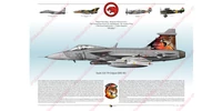 NTM23 Gripen profil rajz - keretezett NTM23 Gripen profil rajz - keretezett